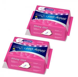 Quality Non Woven Negative Ion Sanitary Napkin Organic Disposable 240mm 245mm for sale