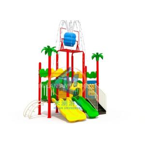 Quality Commercial Kids Water Park Outdoor Playground Customzied 6x5m for sale