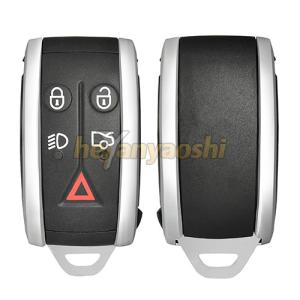 Quality Jaguar 5 Buttons Smart Key Shell with Emergency Key Insert for sale