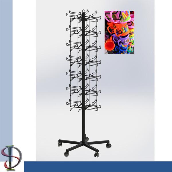 Buy Metal hooks display stand / Mult-hooks display rack / metal spinner stand / POP display stand at wholesale prices