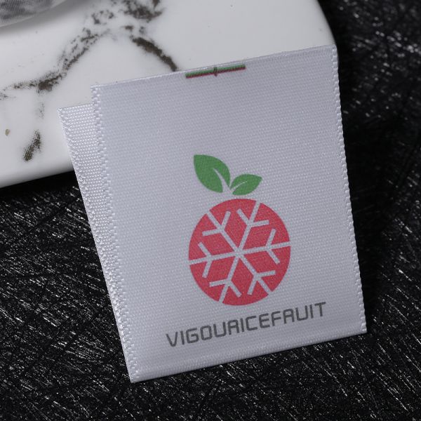 Custom fabric label for clothing Bags Shoes Top wash care label OEM Customized custom heat press clothing label