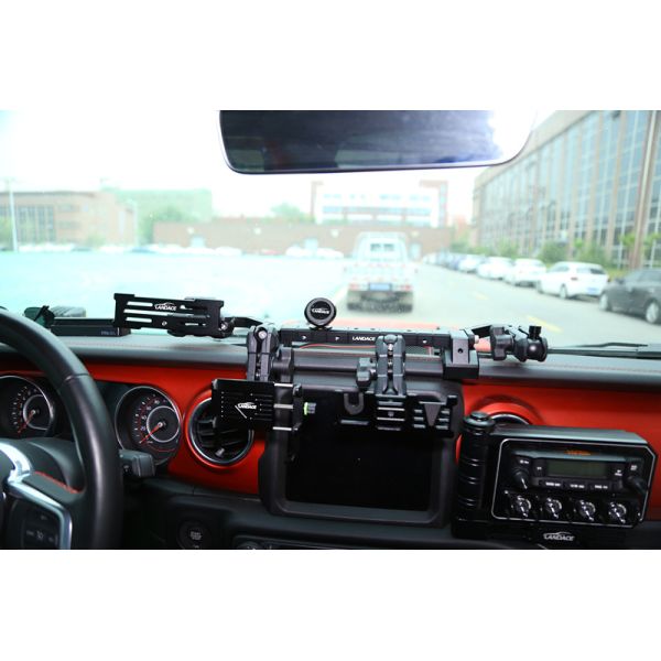 Aluminum Alloy Dashboard Holder for Multi-functional Mobile Phone Stand on Jeep Wrangler