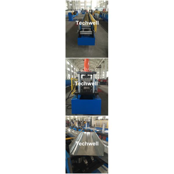 14 Forming Stations Storge Rack Beam Roll Forming Machine With Plc Touch Screen Control TW-RBB200