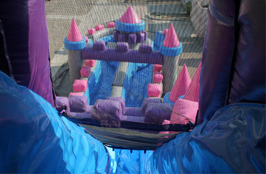 Special 29Ft Medieval Times Inflatable Water Slides Castle Shape For Kids