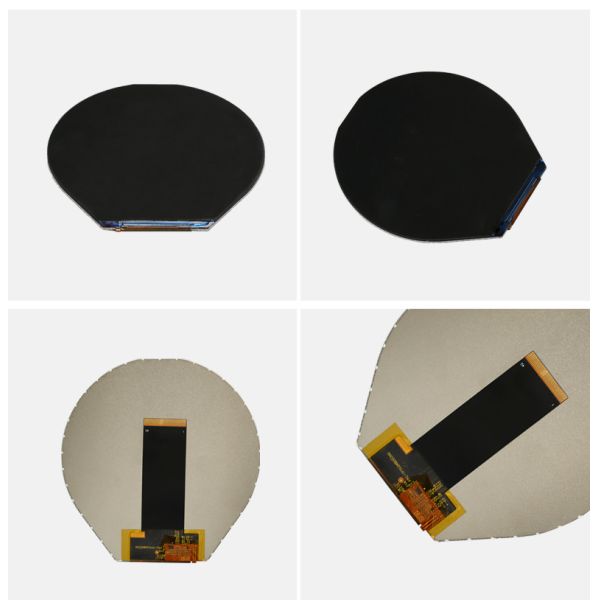 3.4 Inch Circular LCD Display High Brightness RGB TFT LCD Monitor IPS For Wide Viewing