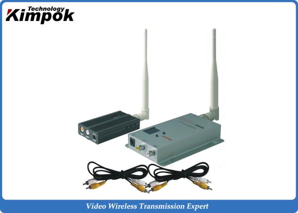 Buy 2-4KM Analog Video Transmitter 1200Mhz Wireless FPV Transmitter & Receiver at wholesale prices
