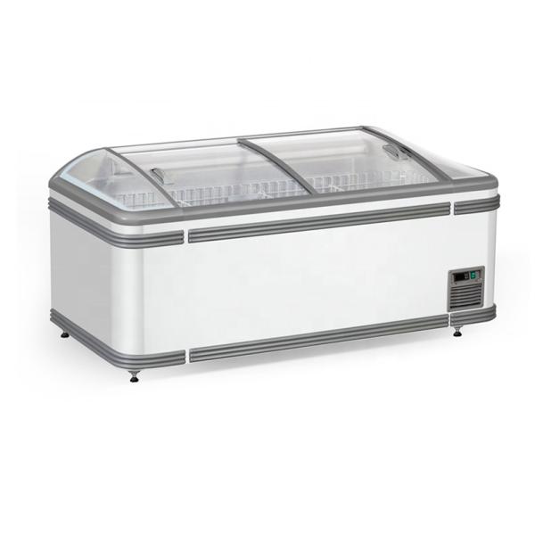Buy Static Cooling combination Island Freezer with R290 Propane refrigerant at wholesale prices