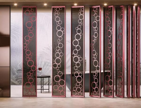 Buy Custom Stainless Steel Operable Screen Partition With Sliding Track Systems at wholesale prices