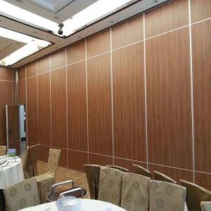 Quality Hotel Movable Wall Wooden Hanging Folding Banquet Hall Acoustic Partition Walls Thailand for sale