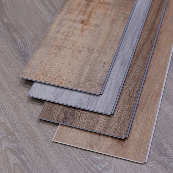 Real Oak Wood Veneer SPC Floor PVC RSPC WSPC Plastic Vinyl Plank Flooring for Villa