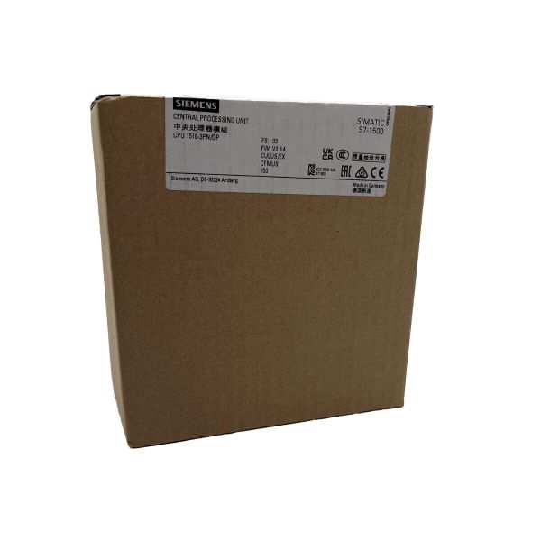 SIEMENS PLC SIMATIC S7-1500CPU 1516-3 PN/DP 6ES7516-3AN02-0AB0CENTRAL PROCESSING UNIT WITH 1 MB