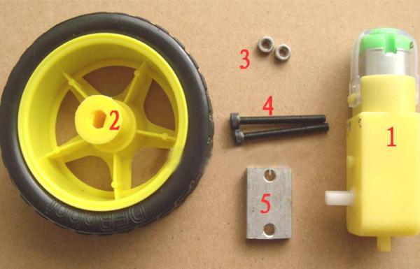 Buy Smart Car Chassis Remote Control Car Parts Suits for Arduino Starter at wholesale prices