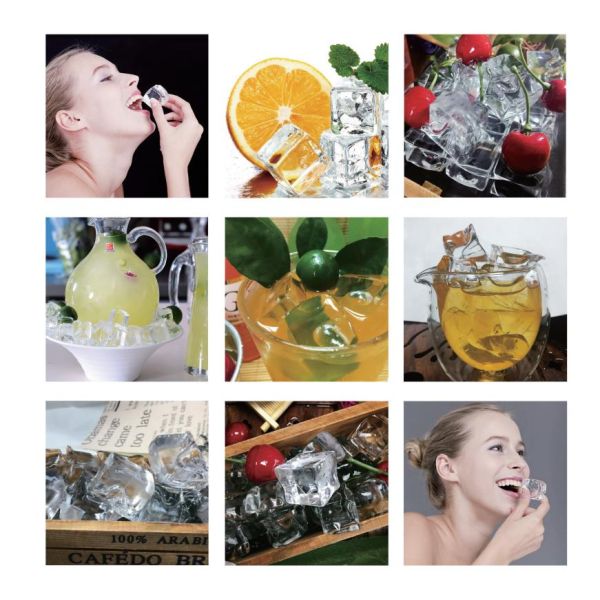 20 Tons Commercial Cube Ice Machine Automatic 1600 Kg