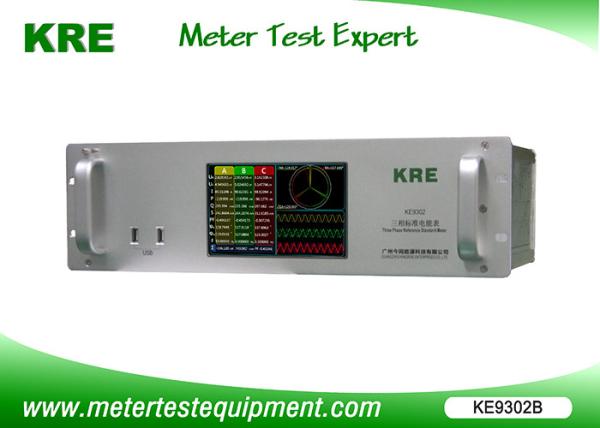 3 Input Channels Three Phase Power Meter Test Equipment Color LCD Auto Range
