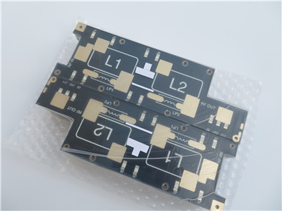 High Frequency 1.6mm PTFE PCB Board Fibre Glass Coated PTFE DK2.65 For Couplers