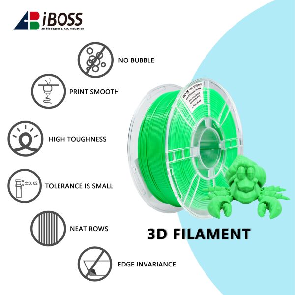 3D Printer PETG Grass Green Filament 1.75mm FDM Forming Technology 3d Printing Filament