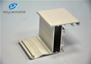 China White Powder Coated Aluminum Extrusions , Aluminum Door Frame Profile ISO Approval on sale