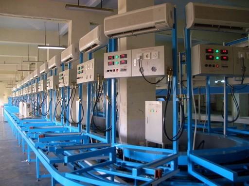 Buy Electronic Air Conditioner Production Line floor - type AC Performance Testing System at wholesale prices