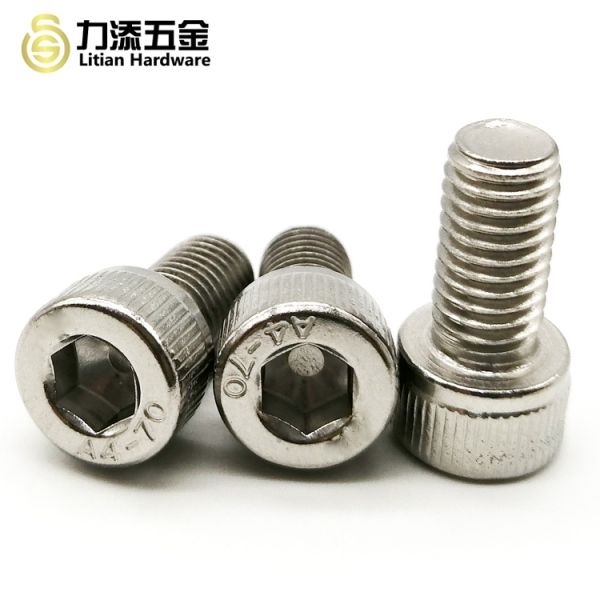 OEM Stainless Steel Hex Head Wood Screws Pan Head M4*12 Size