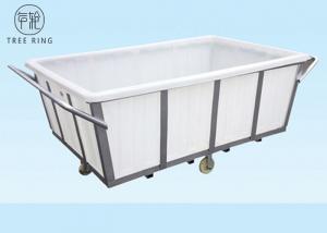 Quality Textile Industrial Wet Poly Box Truck On Wheels With Galvanized Steel Durable K1600L for sale