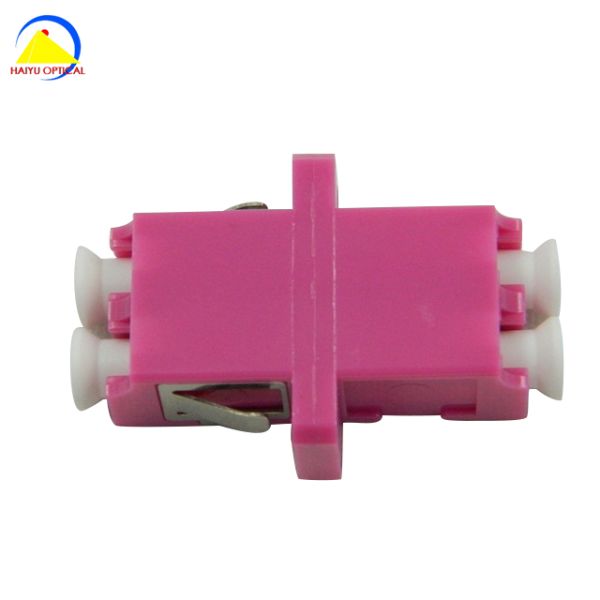 Manufacture supply 40gig om4 fast speed high quality LC duplex sc flange fiber optic adaptors
