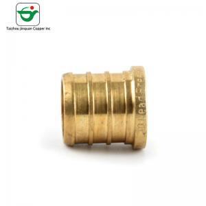 China Lead Free Brass Pex Barb Fitting 1 Inch Water Pipe End Plug on sale
