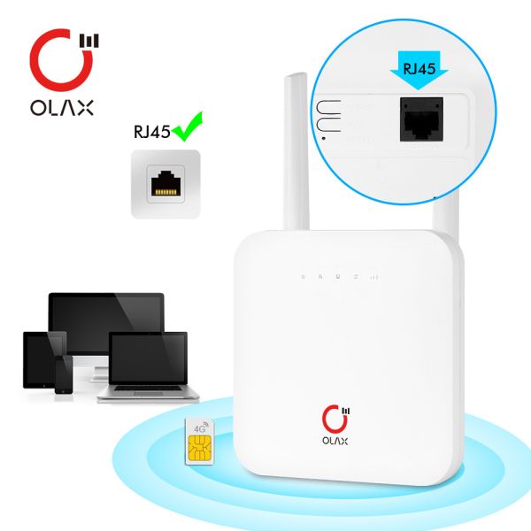 OLAX AX6 Pro Long Range CPE Wifi Router 300mbps Router Antenna Routers Wifi 4g With Sim Card