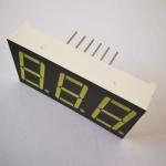 LED Display Ultra Bright White Grey Surface 7 Segment 3digit 14.2mm Common