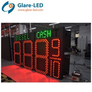 Quality Gas Station Sign Led Petrol Digital Display 1550mmx2914mmx130mm Long Lifespan for sale