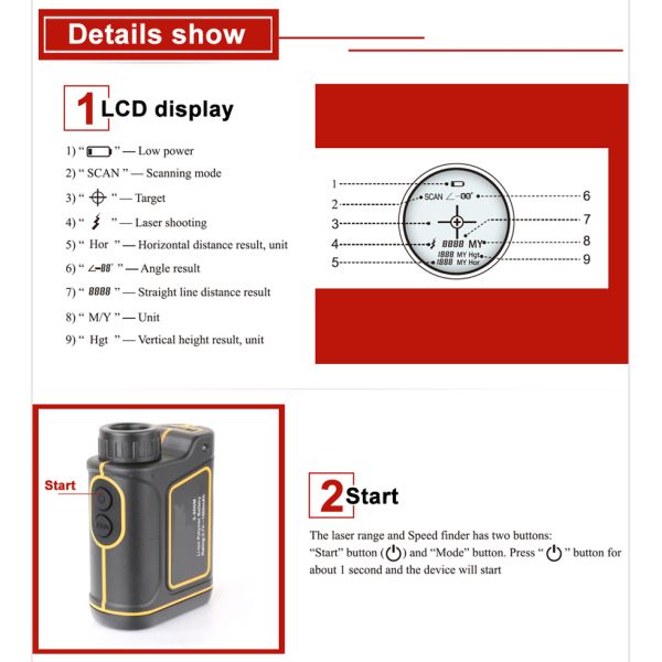 1200mtelescope laser distance meter range finder rangefinder hunting Golf monocular trena laser tape measure Diastimete