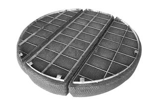 Quality SS310 Mesh Pad Mist Eliminator Oil Mist Extractor In Separator Drain Hole Design for sale