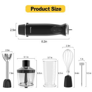 Quality Slim Ergonomic Multi Function Hand Blender DC Motor With Low Noise for sale