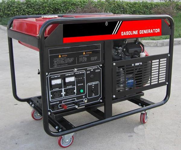 Buy Electric key start 10kw 10kva Portable Gasoline Generator AC Single Phase Output Type at wholesale prices