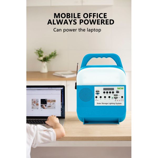 45W solar panel IP65 Solar LED Home Light ABS Material -20℃-60℃ Working Temperature Portable Power Stations Solar