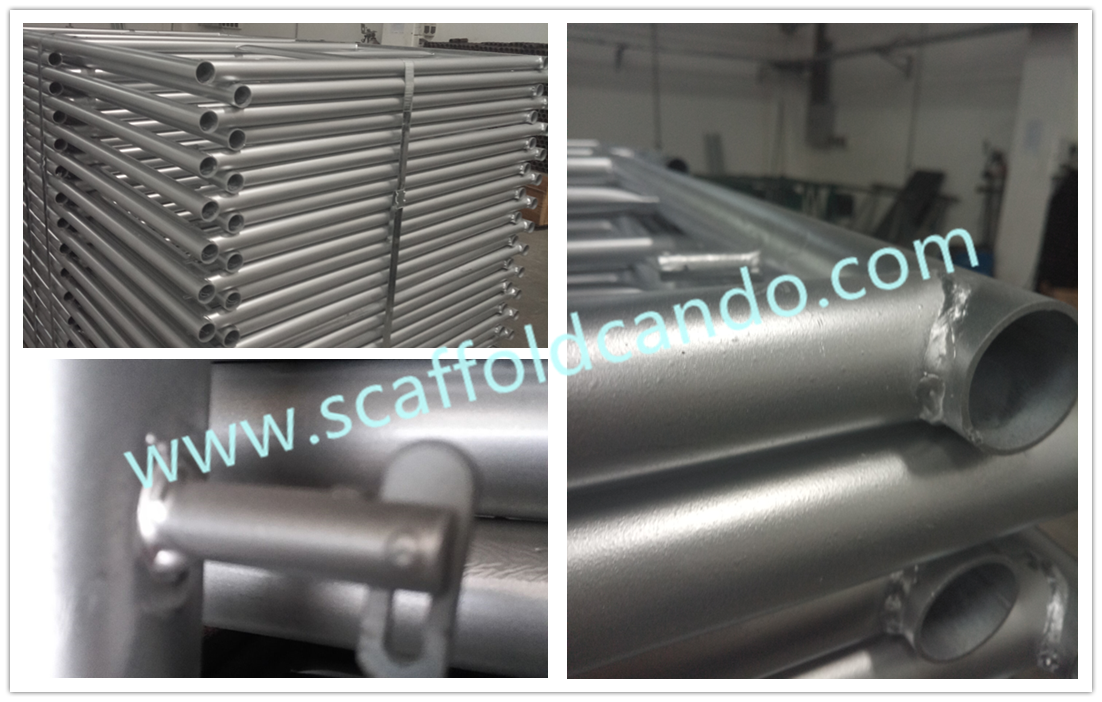 Scaffolding steel walk through frame Mason frame door frame ladder frame 914*1700mm,914*1524mm, 1219*1700mm BS1139