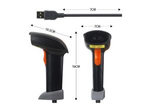 Quality USB/RS232 Barcode Scanner Handheld Barcode Reader With CE Certification for sale