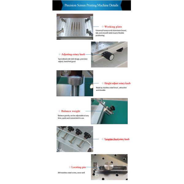 High Precision Solder Paste Stencil Printer 3040 SMT Manual Solder Paste Printer