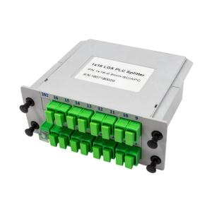 Cassette 1x16 PLC Splitter LGX 1 Input 16 Outputs With SC APC Adapter