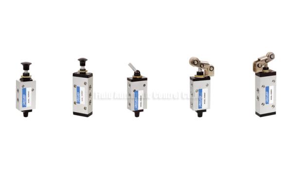 Aluminum 5-way and 3-Way mechanical control valve G1/8" machine control valve