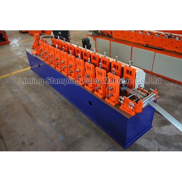25m/min Angle Iron Rolling Machine , 14 groups Keel Roll Forming Machine