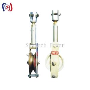 Customizable Conductor Stringing Blocks for Earth Wire Spreading and Accessory Installation
