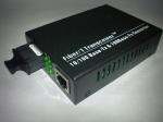 Black color RJ-45 SC Fiber Optic Ethernet Media Converter Apply to the Campus