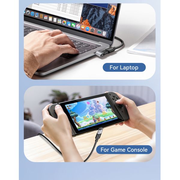 USB 4.0 C to C OTG Adapter 40Gbps 240W Fast Charging 8K 60Hz