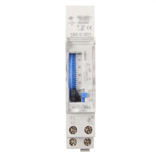 Buy 15 Minutes Mechanical Timer 24 Hours Timer Switch Programmable Din Rail Timer SUL180a at wholesale prices