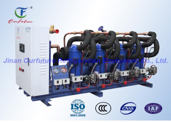 Buy Scroll Parallel Danfoss Compressor Unit , Refrigeration Compressor Rack at wholesale prices