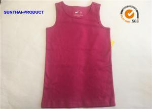Quality OEM / ODM Plain Baby Clothes Cotton Slub Jersey Sleeveless Unisex Baby Tank Tops for sale