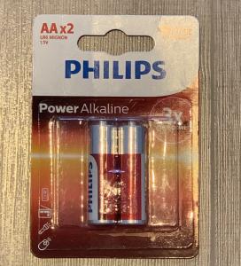 China LR6P2B Power Alkaline Battery Voltage 1.5V PHILIPS Flashlight Aa Batteries on sale