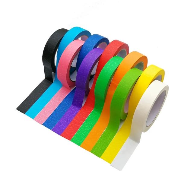 Buy Customized Coloful No Residue Masking Tape Writable Single Side at wholesale prices