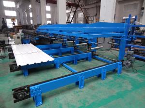 Quality Chain Driven Type Auto Stacker For Trapezoidal Sheet Roll Forming Machine for sale