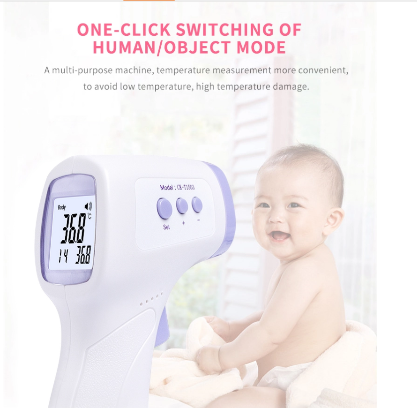 Precision Non Contact Body Thermometer , Infrared Forehead Thermometer